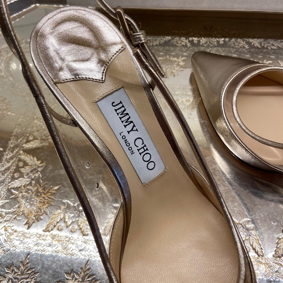 Fabulous Jimmy Choo Slingback Pumps Formal Dressy Heels - Picture 7 of 7